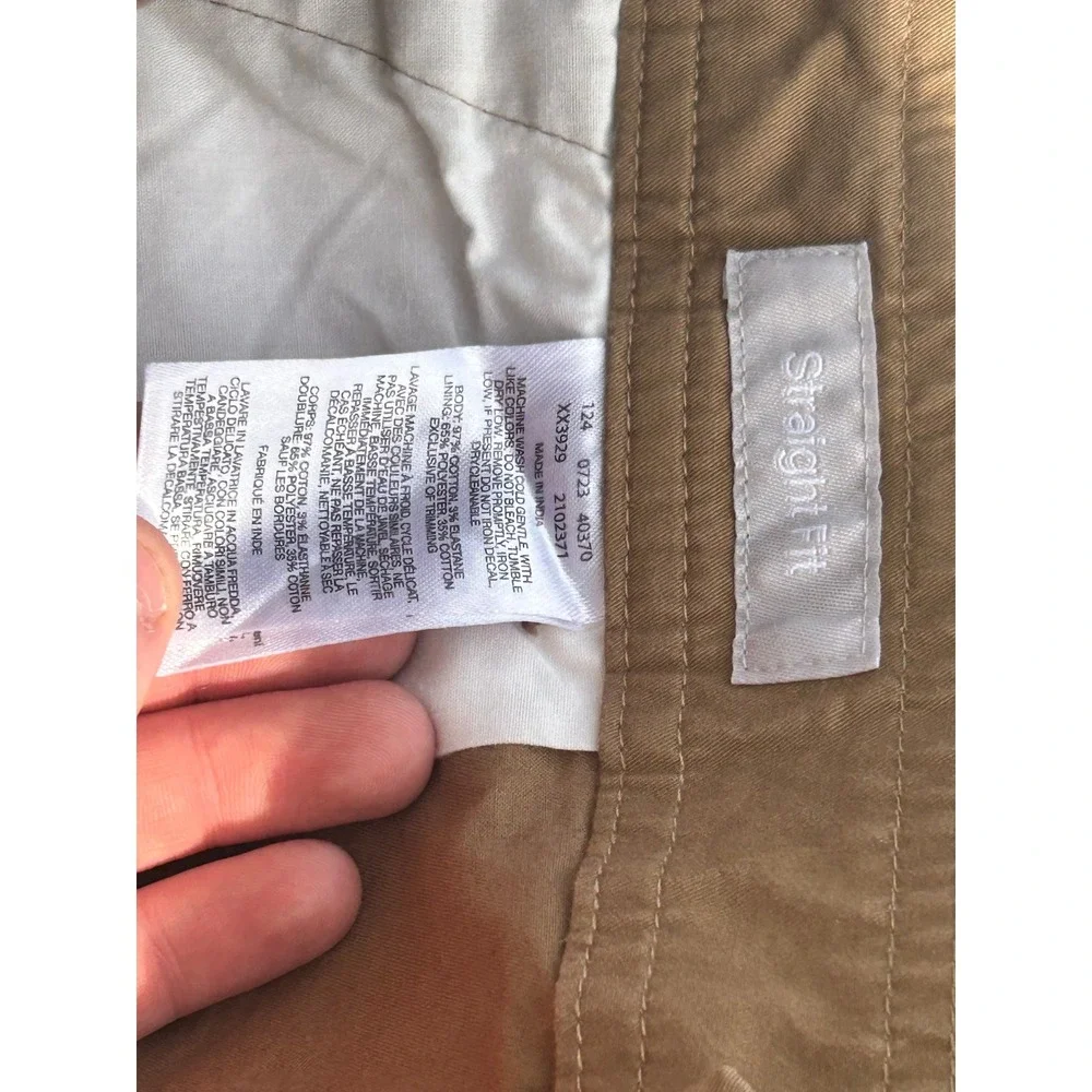 Columbia Mens Hiking Pants Brown Utility Cargo Straight‎ Leg Outdoor 38x28